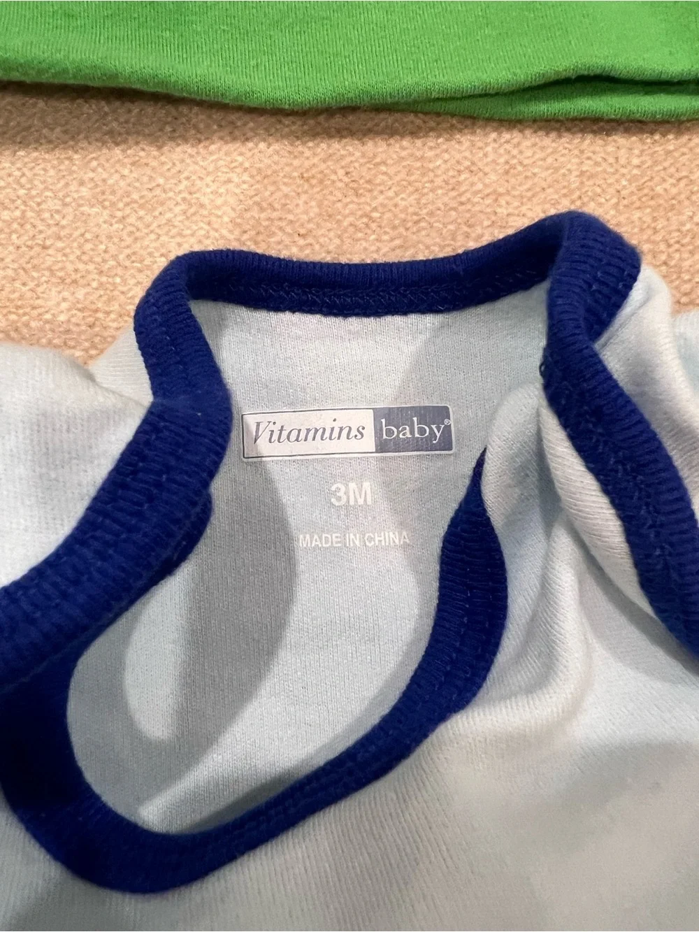 Baby Bodysuit Bundle Size 3 Months Vitamins Baby, Cabela’s & Carter’s 100%Cotton